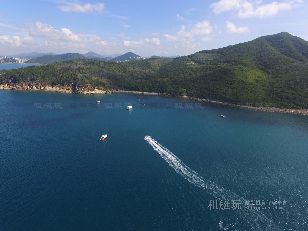 三亞旅游游艇租賃，三亞港至三亞角航線
