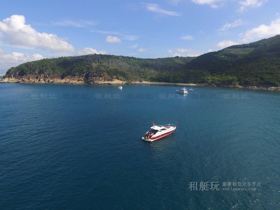 三亞旅游游艇租賃，三亞港至三亞角航線