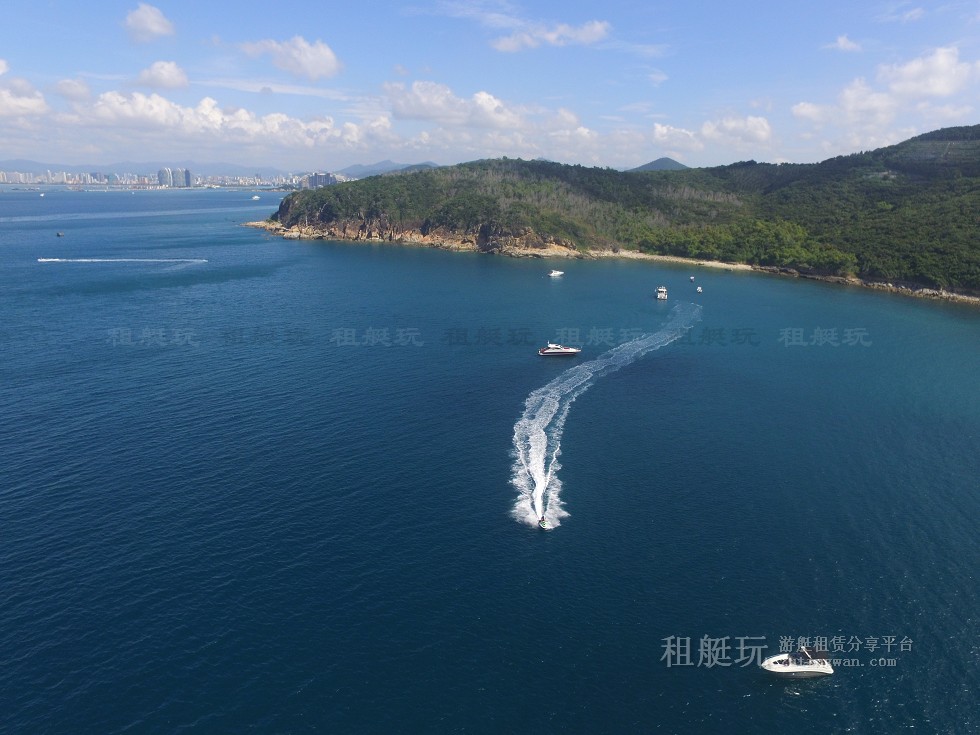 三亞旅游游艇租賃，三亞港至三亞角航線