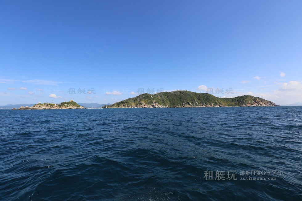 三亞旅游游艇租賃，三亞港至西島航線